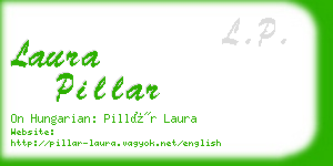 laura pillar business card